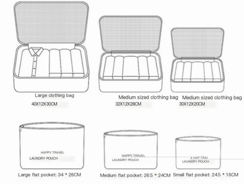 Kestrel Packing Cubes — 6-Piece Set